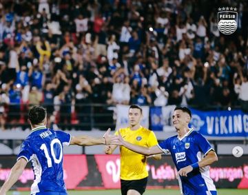 Persib mengalahkan Sabah FC dalam Dewata Challenge Series di Stadion Kapten I Wayan Dipta, Gianyar, Bali, Sabtu (15/8/2026). 