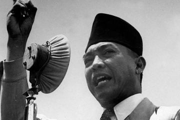 Soekarno dikenal sebagai singa mimbar.