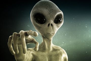 Ilustrasi alien.