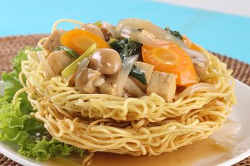 Cita Rasa Oriental dari Resep I Fumi Siram Tahu dan Jamur, Pas untuk Sarapan