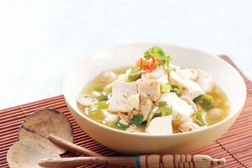 Bikin Sajian Makan Malam Sehat dengan Tahu Tumis Jamur Merang, yuk!