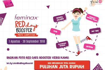 Ini Dia Pengumuman Pemenang Feminax Red Days Booster