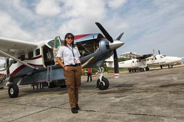 Hebat! Perempuan Ini Sukses Tampik Pilot Tak Hanya Bisa Dilakukan Pria