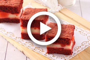 (Video) Resep Cake Lapis Red Velvet Susu Enak, Si Merah Cantik Teman Liburan Natal dan Tahun Baru