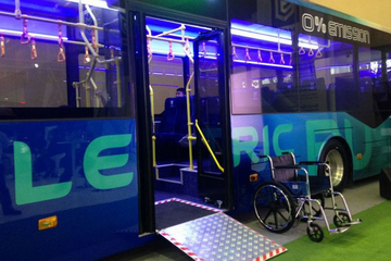 Bus listrik milik PT Mobil Anak Bangsa.