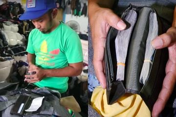 Beruntung! Pria Ini Temukan Uang Tunai Rp 68 Juta Saat Beli Baju Bekas 