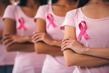 Breast cancer awareness concept.