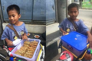 Menyentuh Hati, Bocah 12 Tahun Ini Rela Jualan Cilok untuk Biaya Sekolah dan Hidupi 2 Adiknya