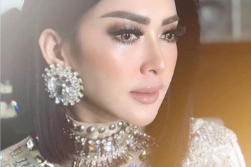 Makin Terungkap, Desainer Ini Unggah Foto Syahrini Berbalut Gaun Cantik dengan Tagar Wedding 