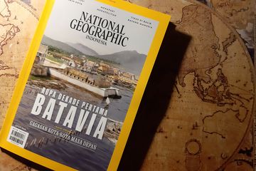 Sampul National Geographic Indonesia edisi April yang menampilkan 