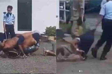 Napi Nusakambangan diseret paksa