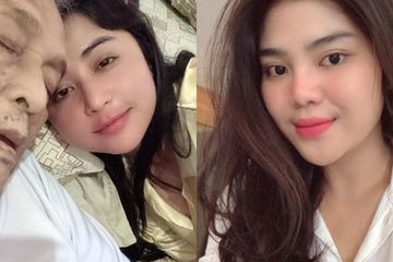 Kolase mendiang Mochammad Adil-Dewi Perssik dan Rosa Meldianti  