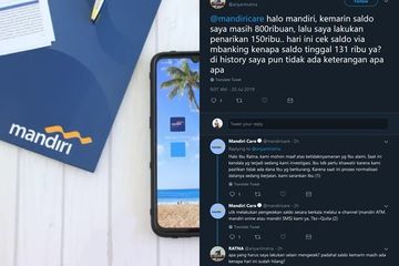Saldo Berubah Drastis dan Belum Bisa Diakses hingga Kini, Pihak Bank Mandiri Sebut Rekening Nasabah Tetap Aman