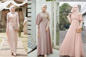 5 Gaun Pesta Hijab Modern Warna Pastel yang Manis Buat Dipakai Kondangan Siang Hari Semua Halaman CewekBanget