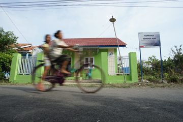 Suasana desa Kemiren Asri.