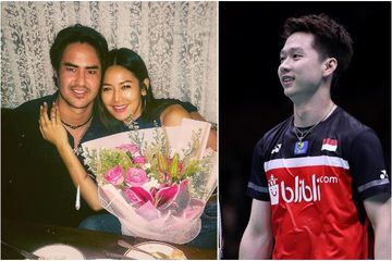Kolase foto Maria Selena dan Kevin Sanjaya