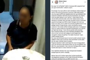 Viral Lempar Susu Kemasan Ke Wajah Ojol dengan Semena-mena, Begini Nasib Karyawan Kedai Kopi Ternama ini Sekarang