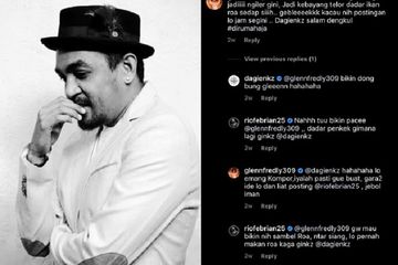 Masih Tak Percaya Kepergian Glenn Fredly yang Begitu Mendadak, Arie Dagienkz: 'Bung kan Janji Mau Masak Masak Sama Saya'