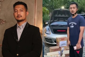 Tanggapi Video Prank Sembako Isi Sampah, Crazy Rich Surabayan Ini Buat Tandingan Bagikan Sembako dan Uang Jutaan Rupiah dari Mobil Mewah Porsche