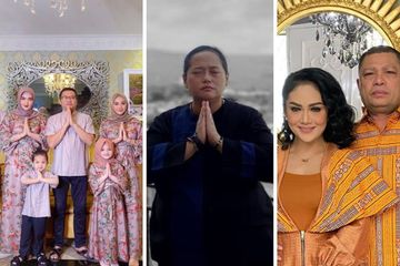 Kolase foto keluarga Anang Hermansyah - Mbak You - KD/Raul Lemos