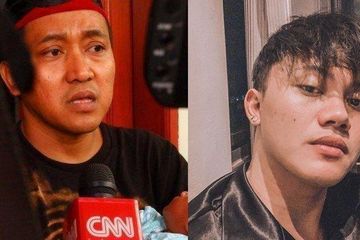 kolase foto Teddy dan Rizky Febian