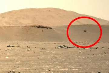 Helikopter NASA Sukses Terbang di Mars Sejauh Setengah Lapangan Bola