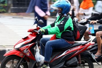 Ilustrasi driver ojol