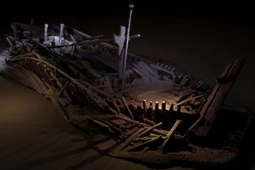 Temuan Bangkai Kapal Queen Anne's Revenge Blackbeard di Carolina Utara