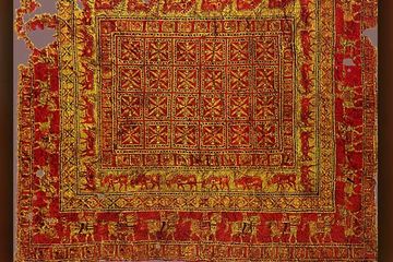 Karpet kuno berusia 2.500 tahun sebagai refleksi menakjubkan budaya Pazyryk 