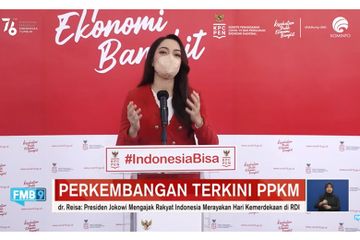 dr Reisa Broto Asmoro dalam dialog #IndonesiaBisa, Jumat (13/8/2021).