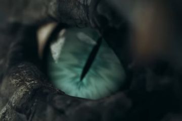 Visualisasi mata tajam Antaboga pada video klip Alffy Rev berjudul Wonderland Indonesia yang rilis pada 17 Agustus 2021.