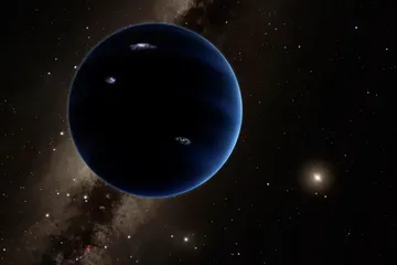 Ilustrasi Planet 9 yang keberadaannya masih misterius.