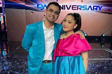 Raffi Ahmad dan Nagita Slavina di acara Ransniversary