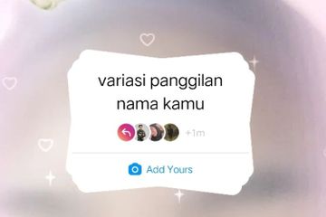 fitur 'Add Yours' di instagram