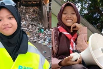 Berpidato Mewakili Indonesia, Aktivis Cilik Asal Gresik Aeshnina Azzahra Tampil Menonjol hingga Jadi Sorotan Dunia dalam Acara Plastic Health Summit 2021 di Amsterdam