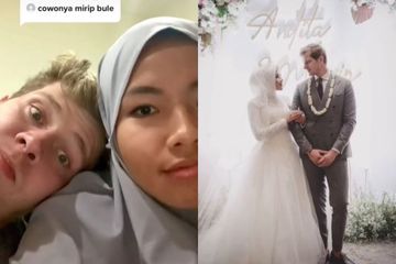 Wanita dihujat tak pantas nikah sama bule