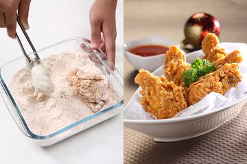 Awalnya Tak Segaja Celupkan Ayam ke Air Es Sebelum Buat Ayam Goreng Tepung, Wanita Ini Malah Melongo Lihat Hasilnya Begitu Matang