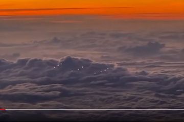 Objek Aneh Tertangkap Kamera di Atas Laut Cina Selatan, Apakah UFO?