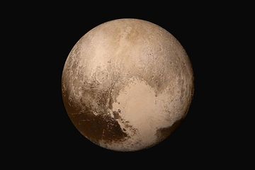 Tekanan atmosfer Pluto ditemukan 12,23 &mu;bar.