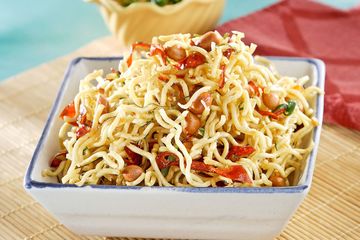 Bikin Resep Kering Mi Kacang Daun Jeruk Ini Dalam Jumlah Banyak Untuk Stok Menu Pelengkap
