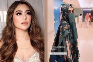 Celine Evangelista Tampil Berhijab Jelang Bulan Ramadhan, Mantan Istri Stefan William Diam-diam Ikut Puasa dan Sahur di Lokasi Syuting