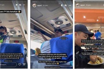 Tak ada penumpang yang ngaku BAB kotorannya jatuh di SPBU, bus ditahan.
