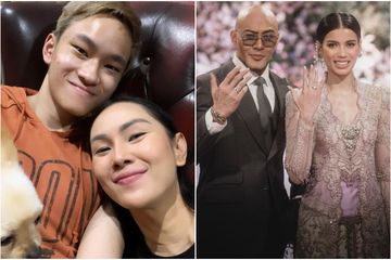 Azka Corbuzier, Kalina Ocktaranny, Deddy Corbuzier, dan Sabrina Chairunnisa.