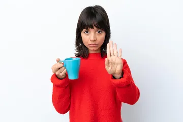 Ilustrasi berhenti minum kopi