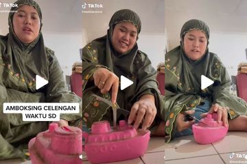 Tiktoker bongkar celengan masa kecil