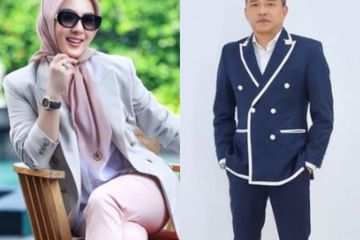 Kolase foto Syahrini - Anang Hermansyah
