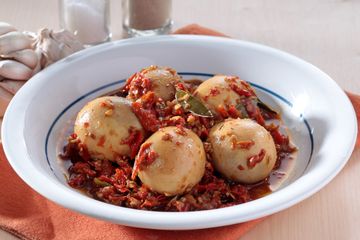 Resep Nasi Tumpeng : Resep Telur Balado Aroma Jeruk Enak Dan Praktis, Menu Sederhana Untuk Santap Malam