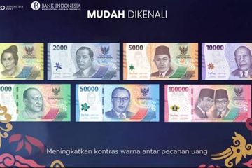 Penampakan uang baru 2022