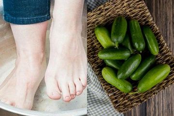 Gak Sengaja Rendam Kaki di Air Hangat Dengan Irisan Mentimun Setiap Malam, Wanita Ini Rasakan Perubahan Luar Biasa
