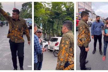 Bobby Nasution teriaki juru parkir liar tegur untuk tak rapikan kendaraan sembarangan.